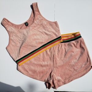 Wild Fable Pink Velvet Rainbow Set size large